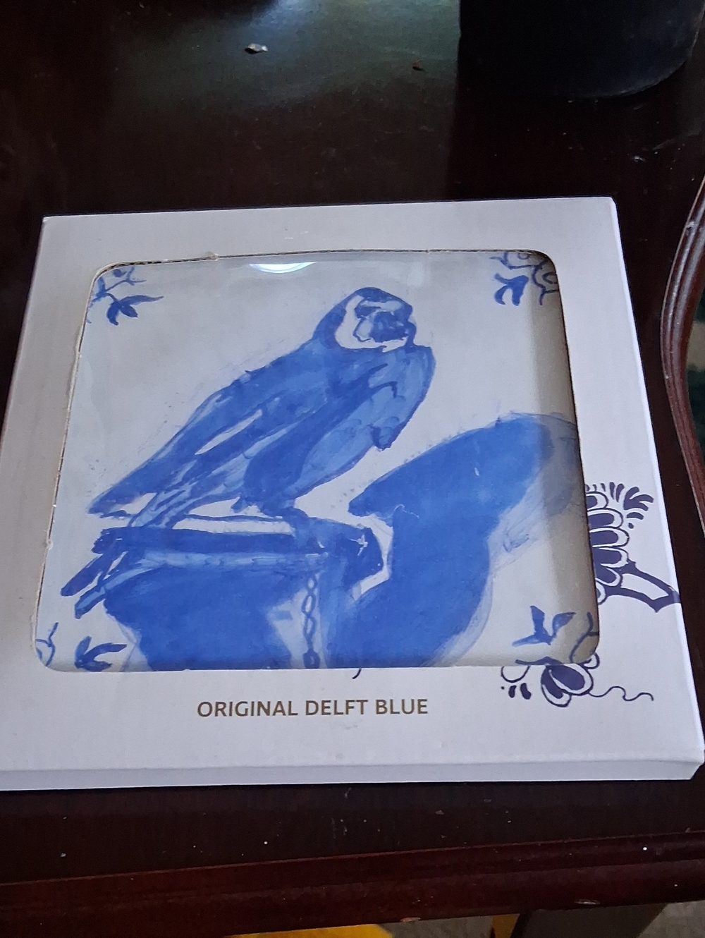 Parrot Ceramic Tile - Blue